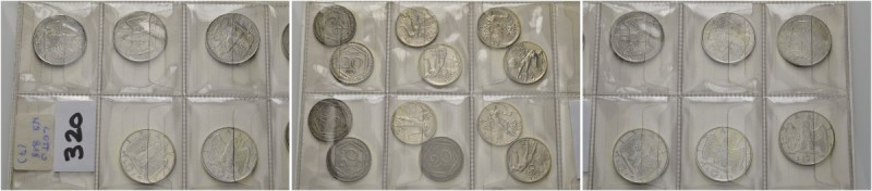 Monete di zecche italiane 
 Savoia 
 Lotto di sette monete. 
 Lira 1939/XVII ...