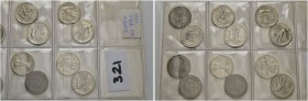 Monete di zecche italiane 
 Savoia 
 Lotto di dodici monete. 
 Da 20 cent. 1918 (2), 1919 (2), 1920, 1910, 1911, 1912, 1914, 1920, 1921, 1922.
 Sp...