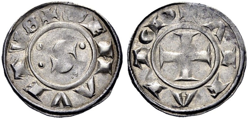 Monete di zecche italiane 
 Siena 
 Repubblica sec. XIII. Grosso VII serie dop...