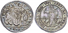 Monete di zecche italiane 
 Venezia 
 Ludovico Manin, 1789-1797. 
 Quarto di ducato da 31 soldi, AR 8,00 g. S M V – LVDOV MANIN D Leone, alato e ni...