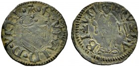 La collezione DPF di monete del Ducato d'Urbino 
 Gubbio 
 Guidobalodo I di Montefeltro, 1482-1508 
 Quattrino, Mist. 0,54 g. G VBALD D VRBI Stemma...
