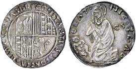 La collezione DPF di monete del Ducato d'Urbino 
 Pesaro 
 Costanzo I Sforza, 1473-1483. 
 Grosso, AR 2,26 g. CONSTANTIVS SFORTIA DE ARAGONIA PIS D...
