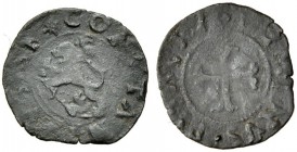 La collezione DPF di monete del Ducato d'Urbino 
 Pesaro 
 Costanzo I Sforza, 1473-1483. 
 Picciolo, Mist. 0,30 g. CONSTANTIVS SF Leone rampante a ...