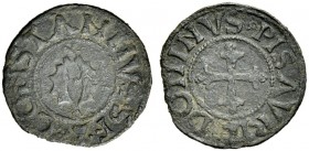 La collezione DPF di monete del Ducato d'Urbino 
 Pesaro 
 Costanzo I Sforza, 1473-1483. 
 Picciolo, Mist. 0,65 g. Spazzola CONSTANTIVS SF Due ali ...