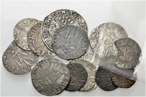 La collezione DPF di monete del Ducato d'Urbino 
 Pesaro 
 Lotto di quindici monete 
 Grosso, AR CNI 9. Cav. PS, 22. Terzo di grosso (6, di cui due...