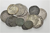 La collezione DPF di monete del Ducato d'Urbino 
 Pesaro 
 Lotto di quattordici monete 
 Terzo di grosso (6, di cui uno falso d’epoca), AR CNI 24/2...