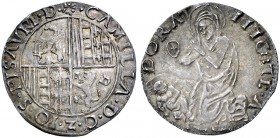 La collezione DPF di monete del Ducato d'Urbino 
 Pesaro 
 Giovanni Sforza reggenza della madre Camilla d'Aragona, 1483-1489. 
 Grosso, AR 2,15 g. ...
