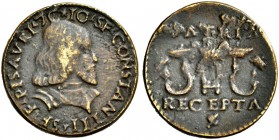 La collezione DPF di monete del Ducato d'Urbino 
 Pesaro 
 Giovanni Sforza, 1489-1500 e 1503-1510 
 Prova del testone, AE 9,31 g. IO SF CONST F PIS...