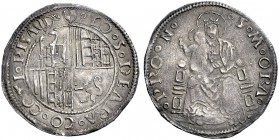La collezione DPF di monete del Ducato d'Urbino 
 Pesaro 
 Giovanni Sforza, 1489-1500 e 1503-1510 
 Grosso, AR 2,05 g. IO S DE ARA CO COTI PISAV D ...