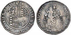 La collezione DPF di monete del Ducato d'Urbino 
 Pesaro 
 Giovanni Sforza, 1489-1500 e 1503-1510 
 Grosso, AR 2,11 g. IO S DE ARA CO COTI PISAV D ...