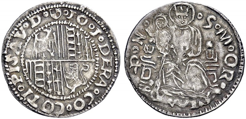 La collezione DPF di monete del Ducato d'Urbino 
 Pesaro 
 Giovanni Sforza, 14...