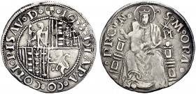La collezione DPF di monete del Ducato d'Urbino 
 Pesaro 
 Giovanni Sforza, 1489-1500 e 1503-1510 
 Grosso, AR 2,10 g. IO S DE ARA CO COTI PISAV D ...