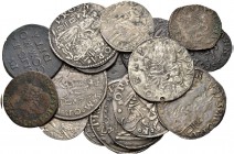 La collezione DPF di monete del Ducato d'Urbino 
 Pesaro 
 Lotto di diciannove monete 
 Grosso (8), AR CNI –, 16/24, 25/36, 57. Cav. PS, 74, 79, 81...