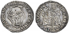 La collezione DPF di monete del Ducato d'Urbino 
 Pesaro 
 Guidobaldo II della Rovere, 1538-1574. 
 Mezzo paolo, AR 1,56 g. GVI VBAL II VRB DVX III...