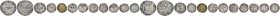 La collezione DPF di monete del Ducato d'Urbino 
 Pesaro 
 Lotto di dodici monete 
 Paolo (2), AR CNI – e 23 var. Cav. PS, 129 var. Mezzo paolo, AR...