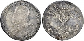 La collezione DPF di monete del Ducato d'Urbino 
 Pesaro 
 Francesco Maria II della Rovere, 1574-1624 
 Testone, AR 9,41 g. FRANC M II VRB DVX VI E...