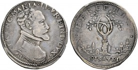 La collezione DPF di monete del Ducato d'Urbino 
 Pesaro 
 Francesco Maria II della Rovere, 1574-1624 
 Testone, AR 9,27 g. FRANC MARIA II VRBINI D...