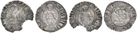 La collezione DPF di monete del Ducato d'Urbino 
 Urbino 
 Lotto di due monete, comprendente un esemplare inedito con l'aquila feltresca 
 Quattrin...