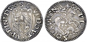 La collezione DPF di monete del Ducato d'Urbino 
 Urbino 
 Guidobaldo I da Montefeltro, 1482-1508 
 Grosso, AR 1,93 g. GVIDO VB VRBINI DVX Scudo se...