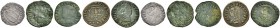 La collezione DPF di monete del Ducato d'Urbino 
 Urbino 
 Lotto di cinque monete, comprendente un quattrino con lo struzzo 
 Quattrino (5), Mist. ...