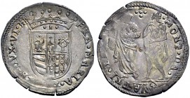 La collezione DPF di monete del Ducato d'Urbino 
 Urbino 
 Francesco Maria II della Rovere, 1574-1624 
 Da 30 quattrini, AR 2,65 g. FRA MARIA II VR...