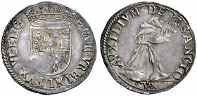 La collezione DPF di monete del Ducato d'Urbino 
 Urbino 
 Francesco Maria II della Rovere, 1574-1624 
 Mezzo paolo, AR 1,59 g. F M II VRBINI DVX V...