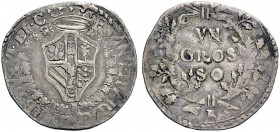 La collezione DPF di monete del Ducato d'Urbino 
 Urbino 
 Francesco Maria II della Rovere, 1574-1624 
 Grosso largo, AR 2,34 g. F M II VRBINI DVX ...