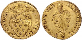 Due interessanti collezioni dei Romani Pontefici
 Zecca di Roma salvo contraria indicazione 
 Paolo III (Alessandro Farnese), 1534 – 1549 
 Scudo, ...