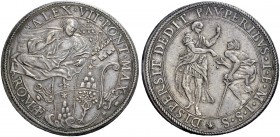 Due interessanti collezioni dei Romani Pontefici
 Zecca di Roma salvo contraria indicazione 
 Alessandro VII (Fabio Chigi), 1655 – 1667 
 Piastra, ...