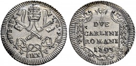 Due interessanti collezioni dei Romani Pontefici
 Zecca di Roma salvo contraria indicazione 
 Pio VI (Giovanni Angelo Braschi), 1775 – 1799 
 Da 2 ...