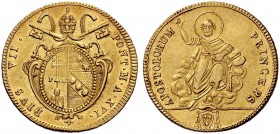 Due interessanti collezioni dei Romani Pontefici
 Zecca di Roma salvo contraria indicazione 
 Pio VI (Giovanni Angelo Braschi), 1775 – 1799 
 Doppi...