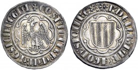 Straordinaria collezione di monete medievali e rinascimentali dell’Italia meridionale e della Sicilia 
 Messina 
 Costanza di Svevia e Pietro III d’...