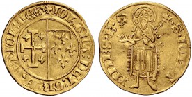 Straordinaria collezione di monete medievali e rinascimentali dell’Italia meridionale e della Sicilia 
 Napoli 
 Giovanna I d’Angiò, 1343-1347. 
 F...