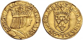 Straordinaria collezione di monete medievali e rinascimentali dell’Italia meridionale e della Sicilia 
 Napoli 
 Luigi XII di Francia, 1501-1503. 
...