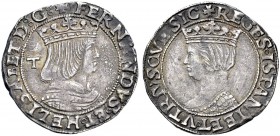 Straordinaria collezione di monete medievali e rinascimentali dell’Italia meridionale e della Sicilia 
 Napoli 
 Ferdinando il Cattolico ed Isabella...