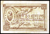 Cabrera de Mataró. 50 céntimos. (T. 660). MBC-.