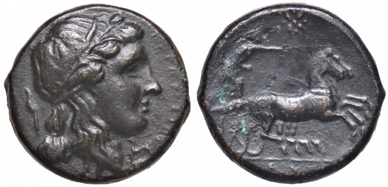 GRECHE - SICILIA - Siracusa - Icetas (287-278 a.C.) - AE 22 Mont. 5209; S. Ans. ...