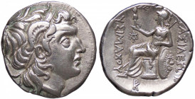 GRECHE - RE DI TRACIA - Lisimaco (323-281 a.C.) - Dracma Sear 6817 (AG g. 4,14)
qSPL