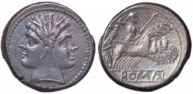 ROMANE REPUBBLICANE - ANONIME - Monete romano-campane (280-210 a.C.) - Quadrigat...