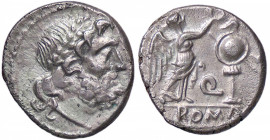 ROMANE REPUBBLICANE - ANONIME - Monete con simboli o monogrammi (211-170 a.C.) - Vittoriato Cr. 102/1; Syd. 115 (AG g. 2,56)
BB+/qSPL