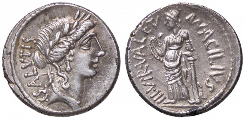 ROMANE REPUBBLICANE - ACILIA - Man. Acilius Glabrio (49 a.C.) - Denario B. 8; Cr...