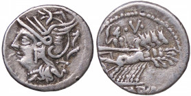 ROMANE REPUBBLICANE - APPULEIA - L. Appuleius Saturninus (104 a.C.) - Denario B. 1; Cr. 317/3b (AG g. 3,85)
BB+