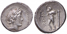 ROMANE REPUBBLICANE - MARCIA - L. Marcius Censorinus (82 a.C.) - Denario B. 24; Cr. 363/1 (AG g. 4,03)
SPL