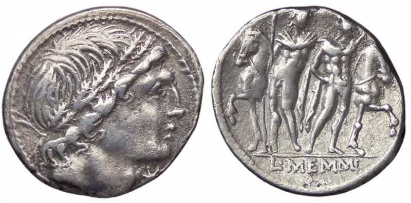 ROMANE REPUBBLICANE - MEMMIA - L. Memmius (109-108 a.C.) - Denario B. 1; Cr. 304...