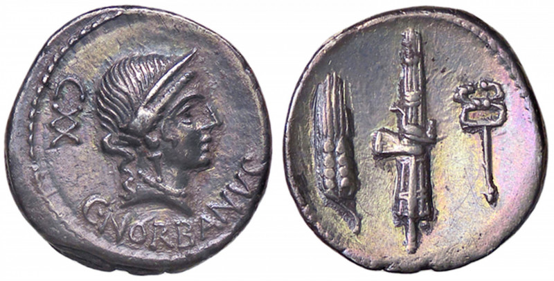 ROMANE REPUBBLICANE - NORBANA - C. Norbanus (83 a.C.) - Denario B. 2; Cr. 357/1b...