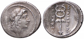ROMANE REPUBBLICANE - PLAETORIA - M. Plaetorius M. f. Cestianus (67 a.C.) - Denario B. 5; Cr. 405/5 (AG g. 3,94)
qSPL