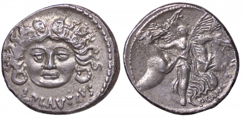 ROMANE REPUBBLICANE - PLAUTIA - L. Plautius Plancus (47 a.C.) - Denario B. 14; C...