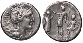ROMANE REPUBBLICANE - PORCIA - P. Porcius Laeca (110-109 a.C.) - Denario B. 4; Cr. 301/1 (AG g. 3,92)
BB+