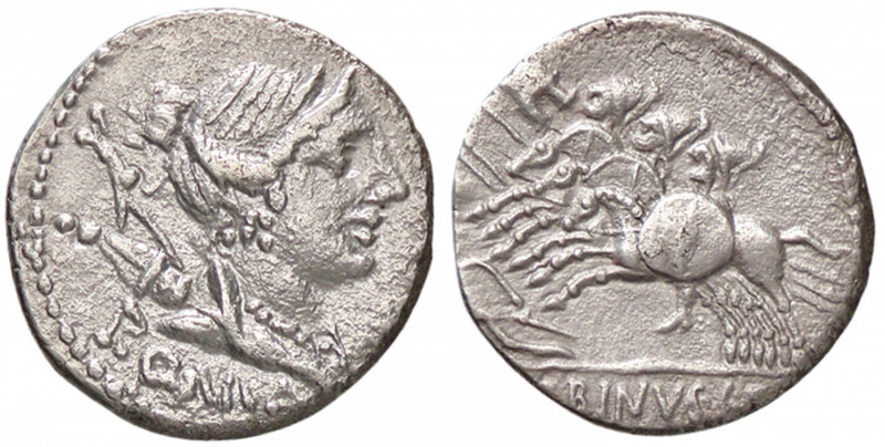 ROMANE REPUBBLICANE - POSTUMIA - L. Postumius Albinus (131 a.C.) - Denario B. 4;...