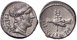 ROMANE REPUBBLICANE - POSTUMIA - C. Postumius (74 a.C.) - Denario B. 10; Cr. 450/2 (AG g. 3,67) Ex asta Astarte 6 del 2000, lotto 400
 Ex asta Astart...